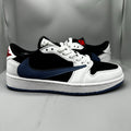 Custom Air Jordan 1 Low x Travis Scott Inspired “Black Navy”