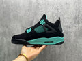 Custom Air Jordan 4 Tiffany Blue/Black/Silver (2025)