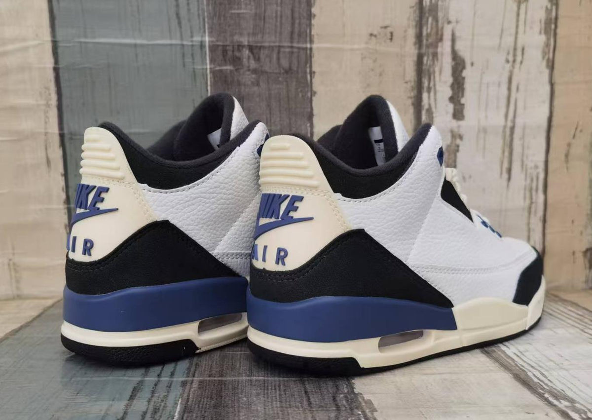Air Jordan 3 Retro White / Black / Blue