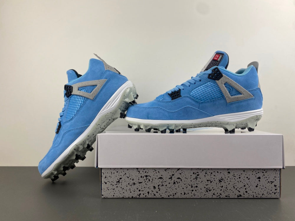 Air Jordan 4 Retro Custom Golf Shoe 'University Blue'