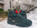 Air Jordan 8 Retro Dark Green / Red