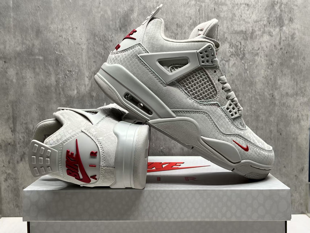 Nigel Sylvester x Air Jordan 4 “Brick After Brick” Grey/Red