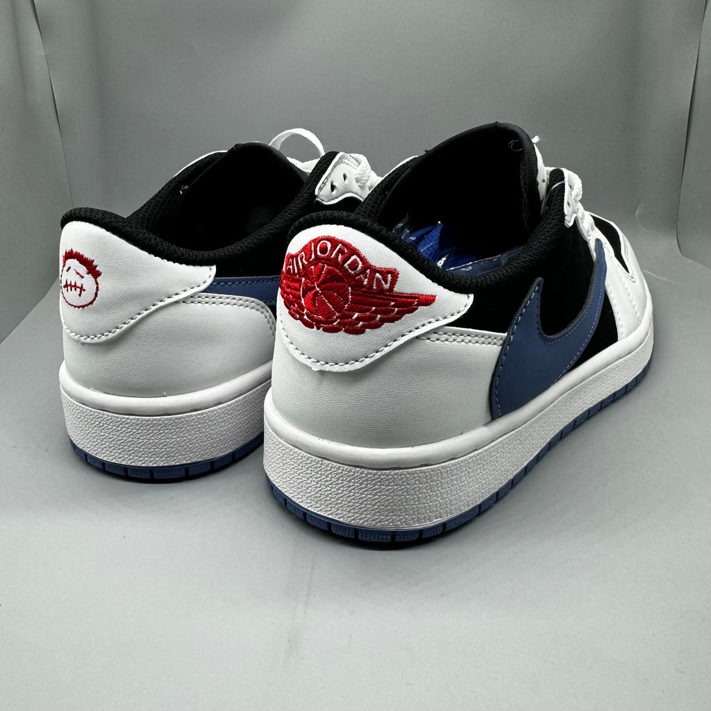 Custom Air Jordan 1 Low x Travis Scott Inspired “Black Navy”