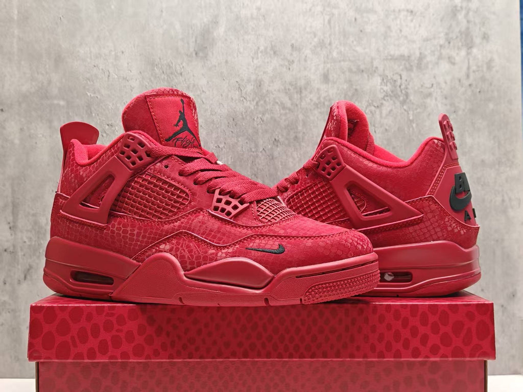 Air Jordan 4 Retro “Red Snake Skin”