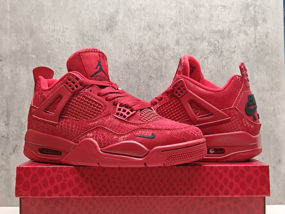 Air Jordan 4 Retro “Red Snake Skin”