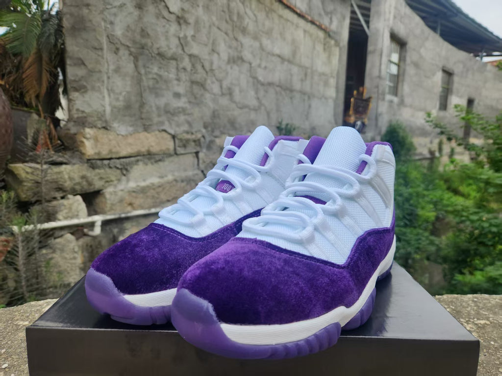 Air Jordan 11 Retro 'White & Royal Purple'