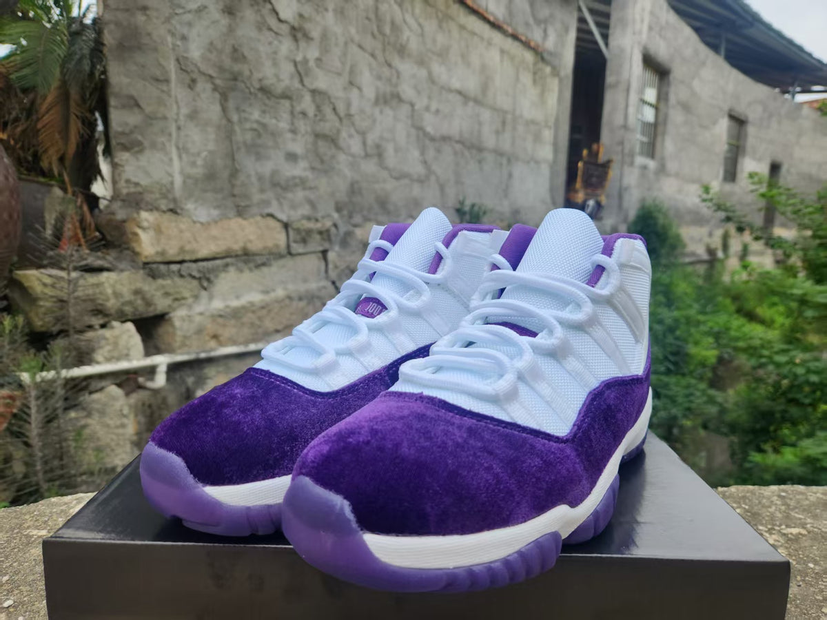 Air Jordan 11 Retro 'White & Royal Purple'
