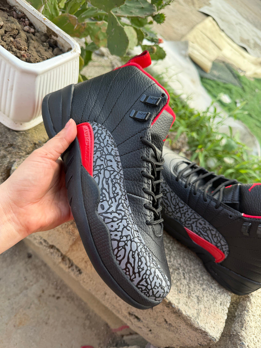 Air Jordan 12 Retro 'Elephant Print Red'