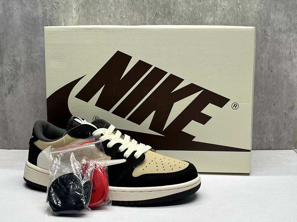 Air Jordan 1 D “Black and Beige Pattern”
