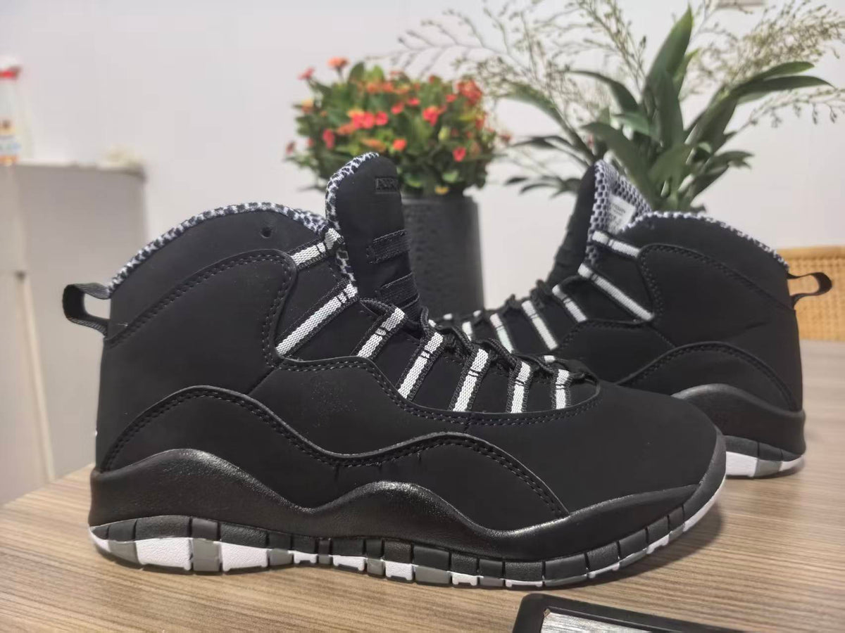 Air Jordan 10 Retro 'Stealth' Black White (2012) 310806-003