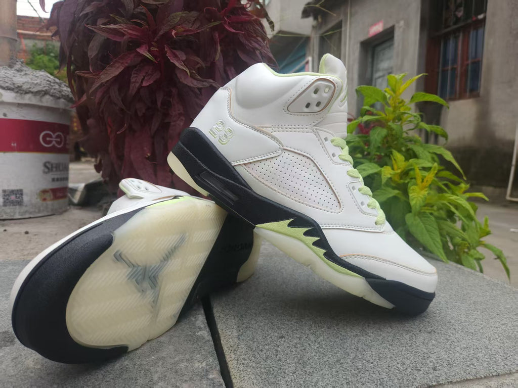 Women's Air Jordan 5 Retro Luminous Green