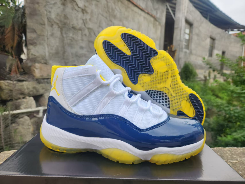 Air Jordan 11 Retro Custom 'Michigan White'