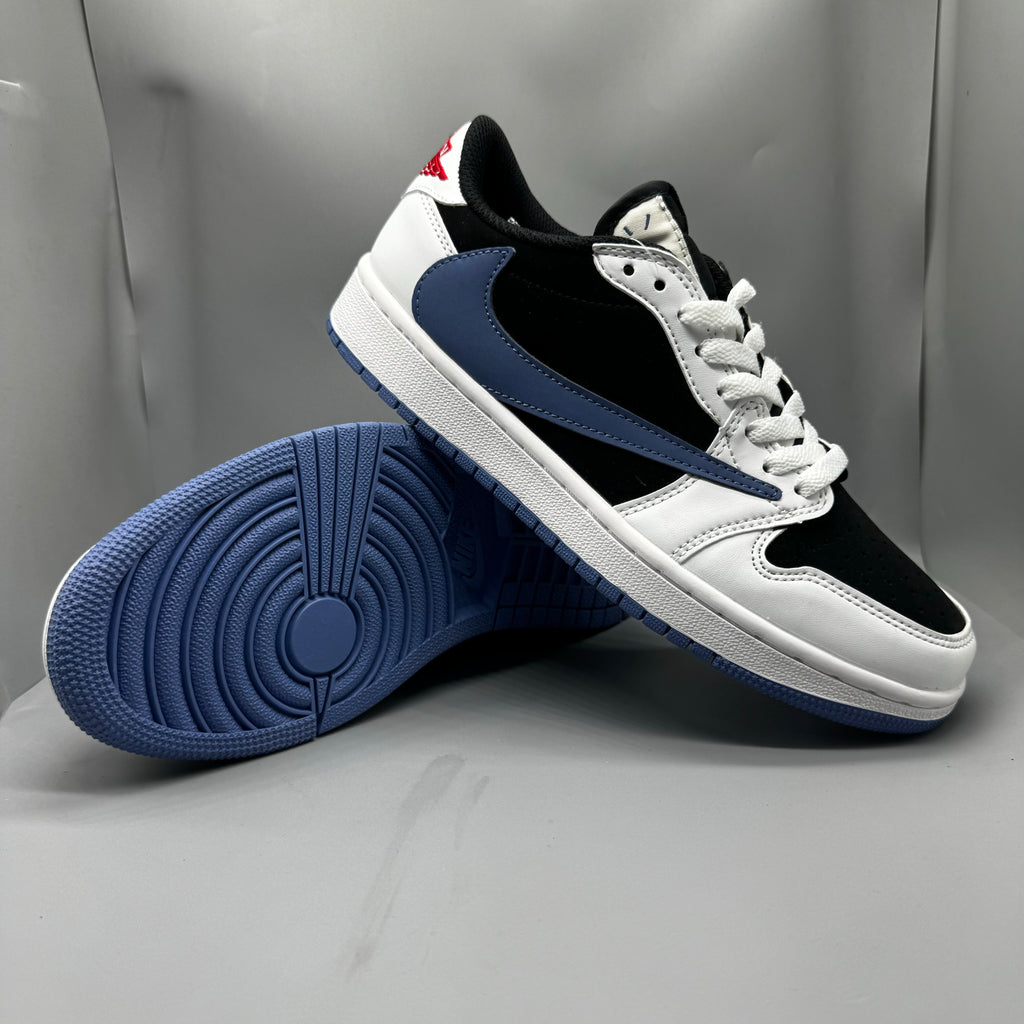 Custom Air Jordan 1 Low x Travis Scott Inspired “Black Navy”
