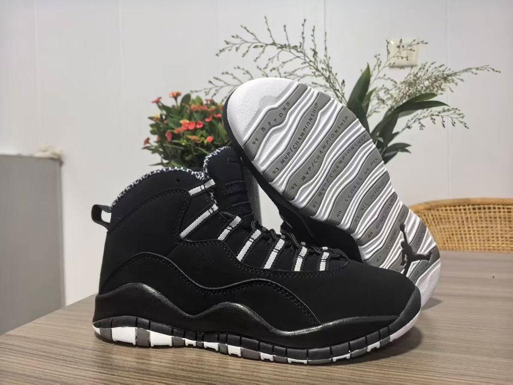Air Jordan 10 Retro 'Stealth' Black White (2012) 310806-003