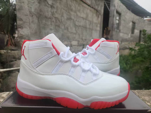 Air Jordan 11 Retro Custom 'White Varsity Red'