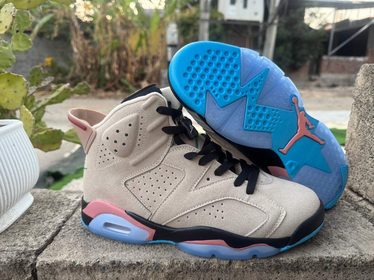 Air Jordan 6 Retro 'Beige Pink Blue'