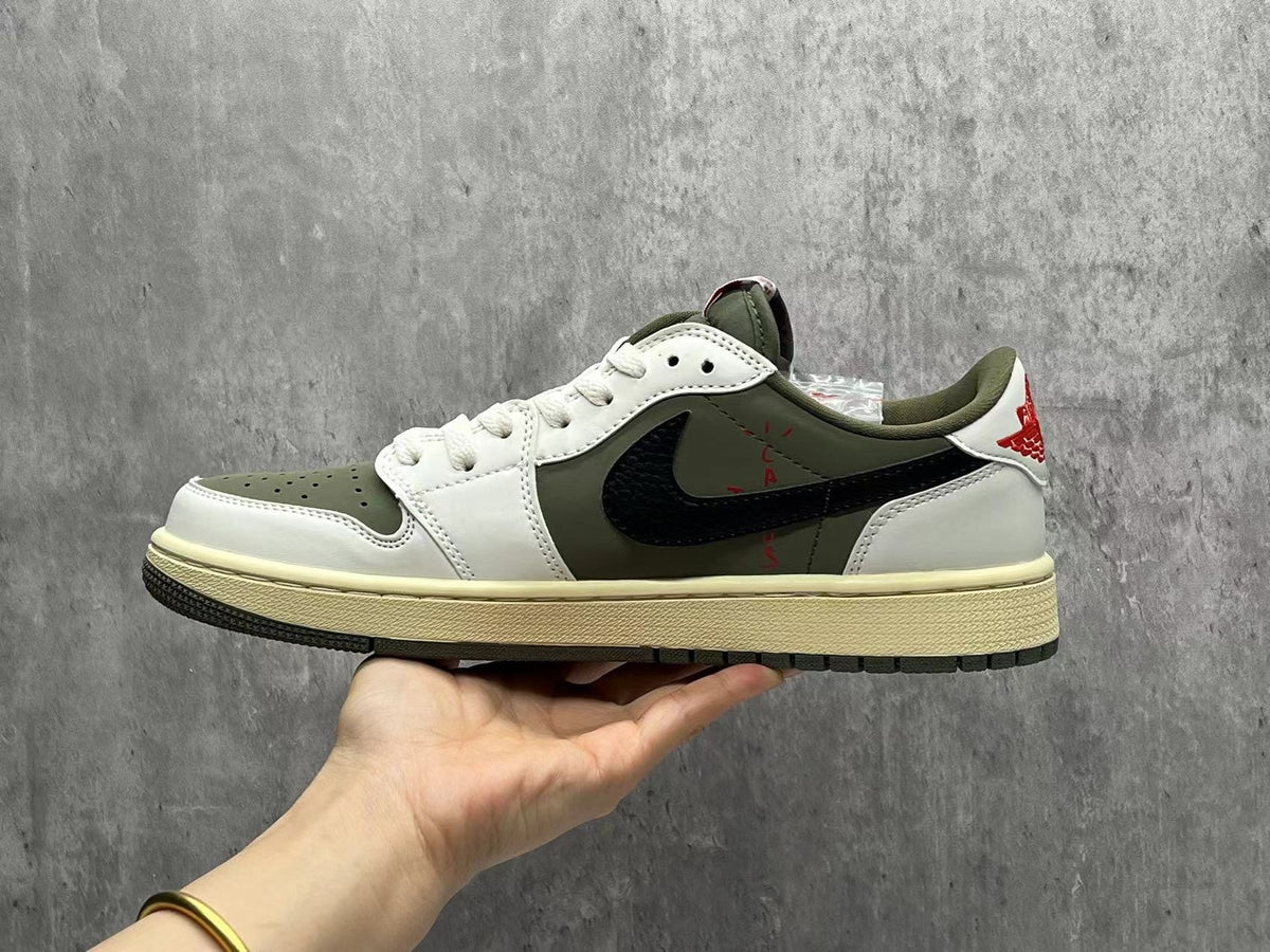 Travis Scott x Air Jordan 1 Low OG SP “Reverse Olive”