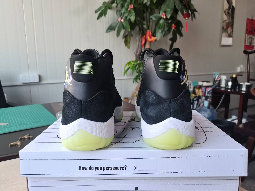 Air Jordan 11 “Inner Beast” Black / Volt (2025)