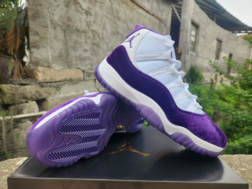 Air Jordan 11 Retro 'White & Royal Purple'
