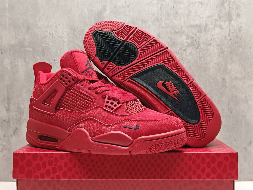 Air Jordan 4 Retro “Red Snake Skin”