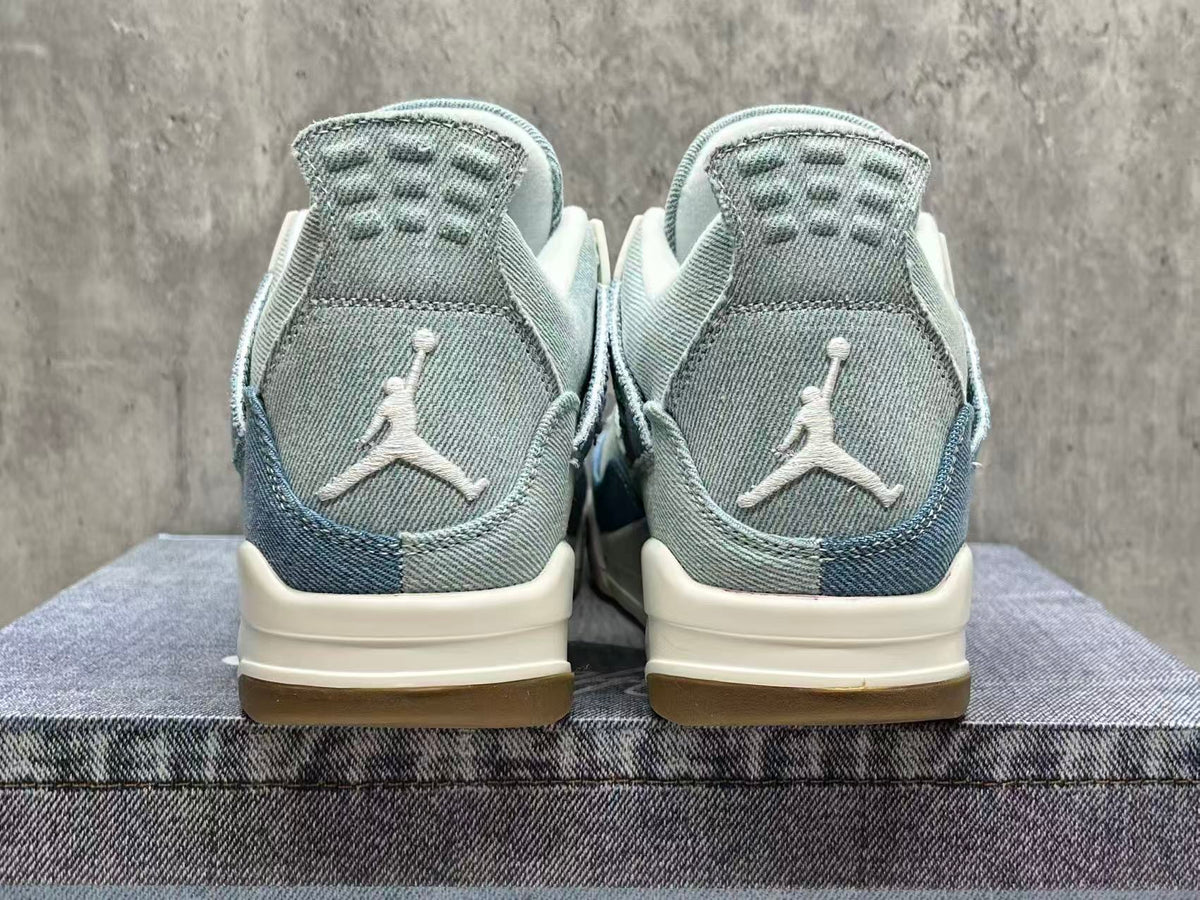Women's Air Jordan 4 Retro TEX Worn Blue Denim