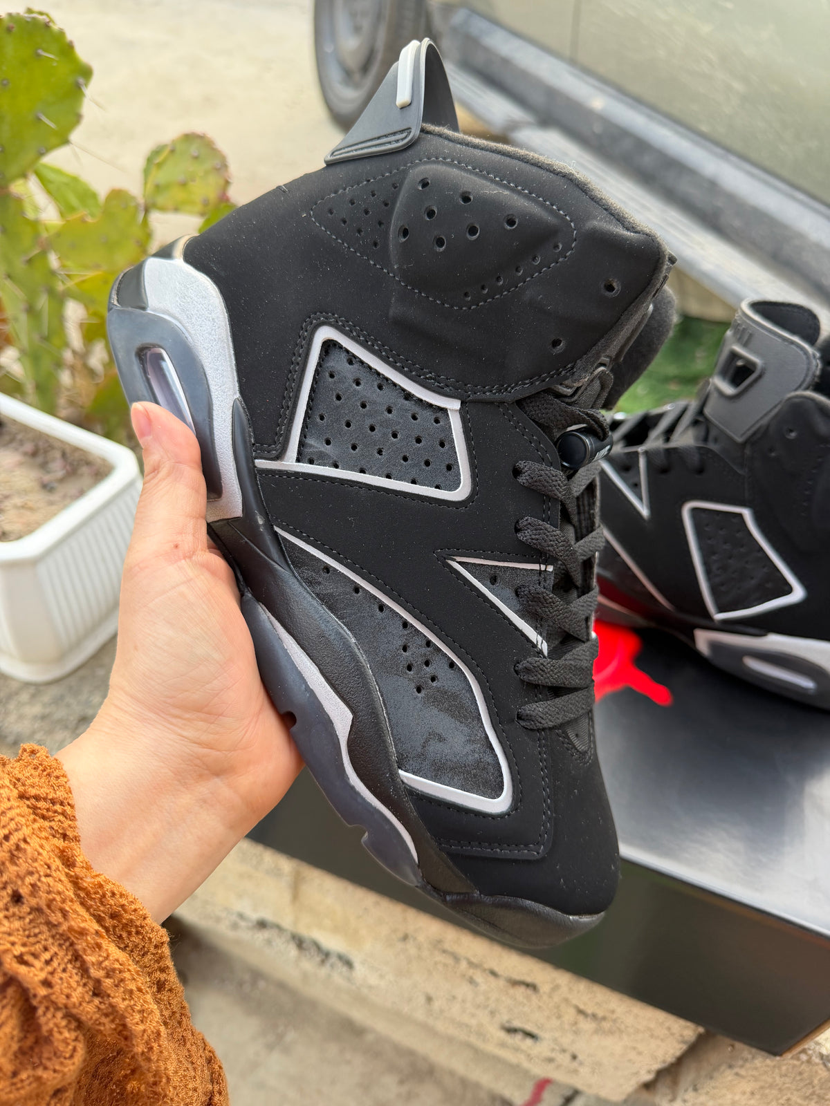 Air Jordan 6 Retro 'Black Reflect Silver' IR2266-010