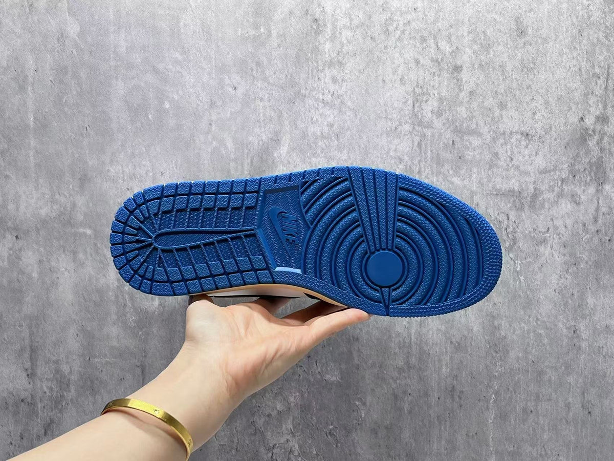 Air Jordan 1 Low “White/Blue Lightning Reverse Swoosh”