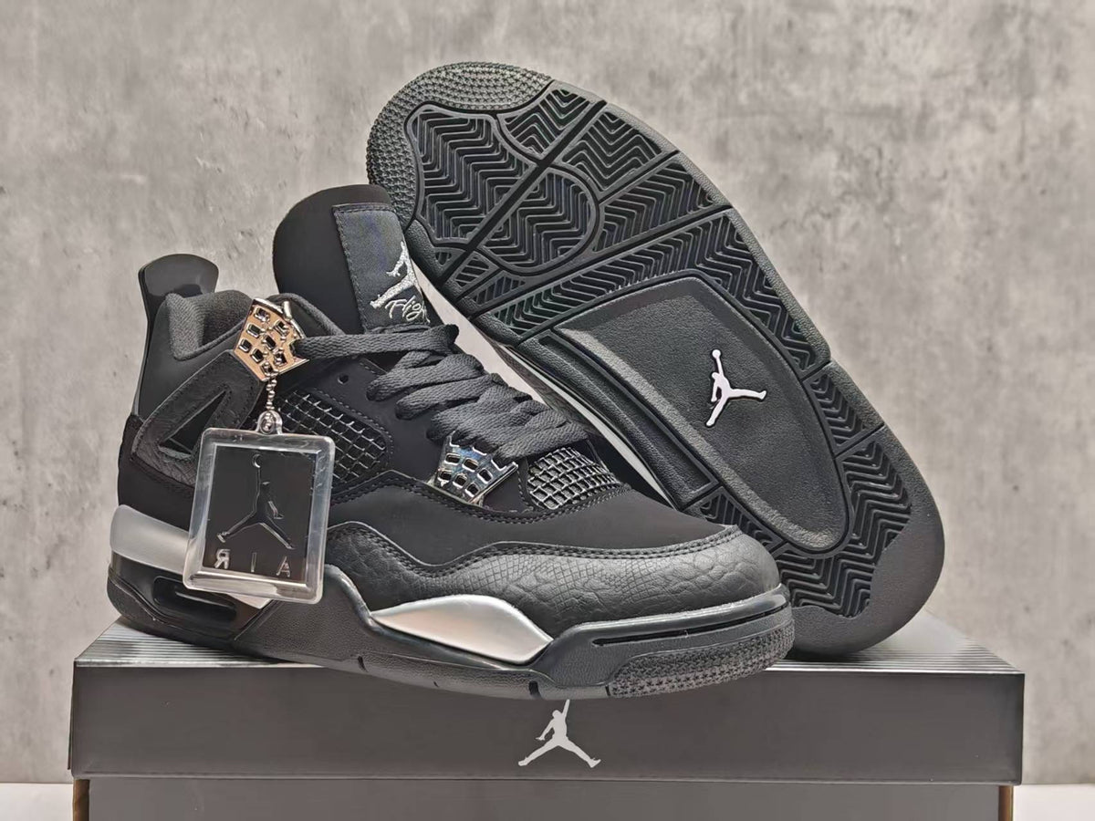 Air Jordan 4 Retro Black Chrome
