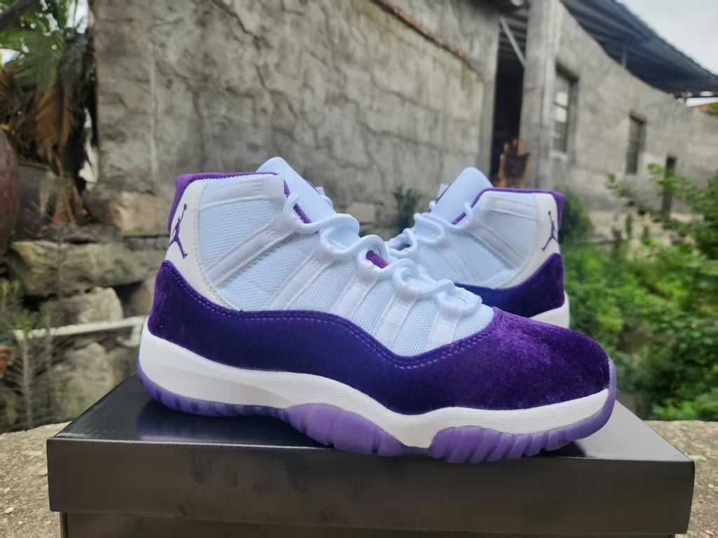 Air Jordan 11 Retro 'White & Royal Purple'