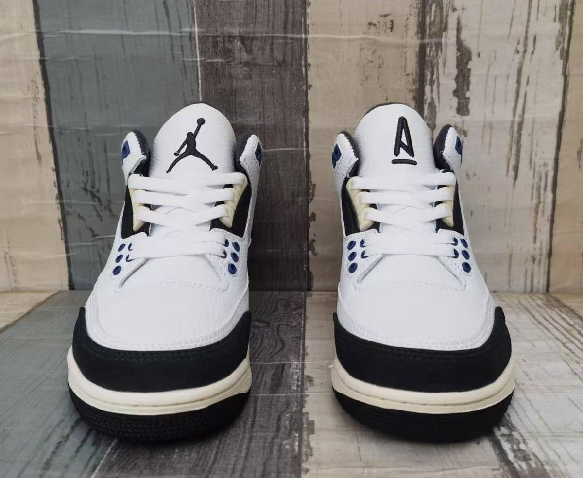 Air Jordan 3 Retro White / Black / Blue