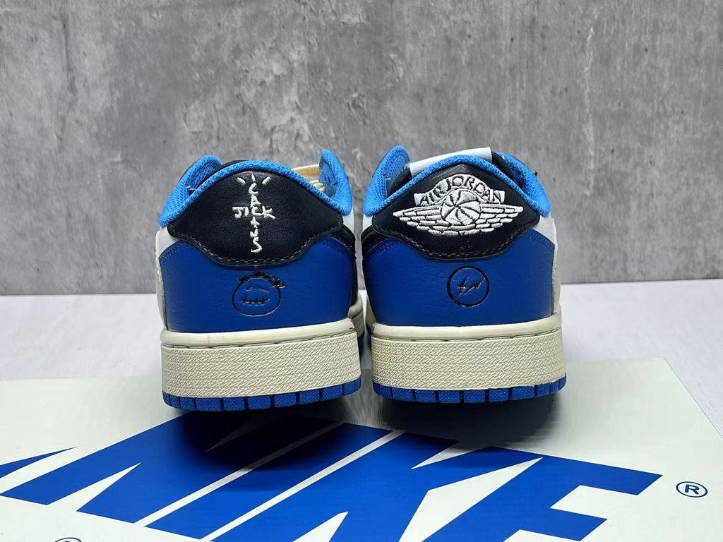 Air Jordan 1 Low “White/Blue Lightning Reverse Swoosh”