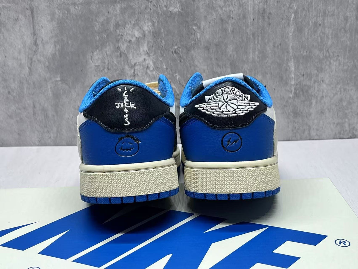 Air Jordan 1 Low “White/Blue Lightning Reverse Swoosh”