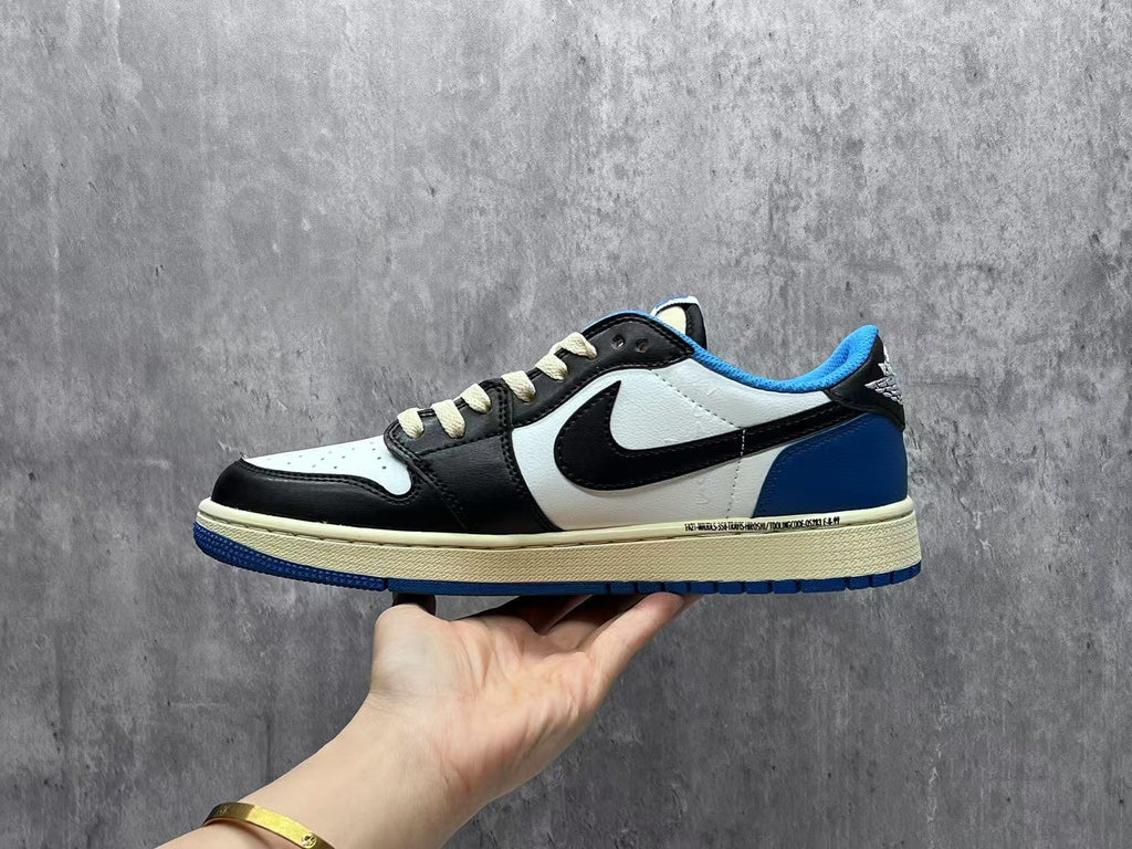Air Jordan 1 Low “White/Blue Lightning Reverse Swoosh”