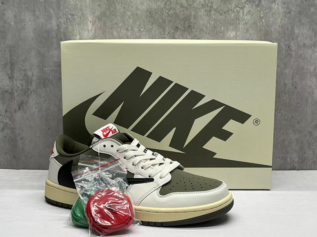 Travis Scott x Air Jordan 1 Low OG SP “Reverse Olive”