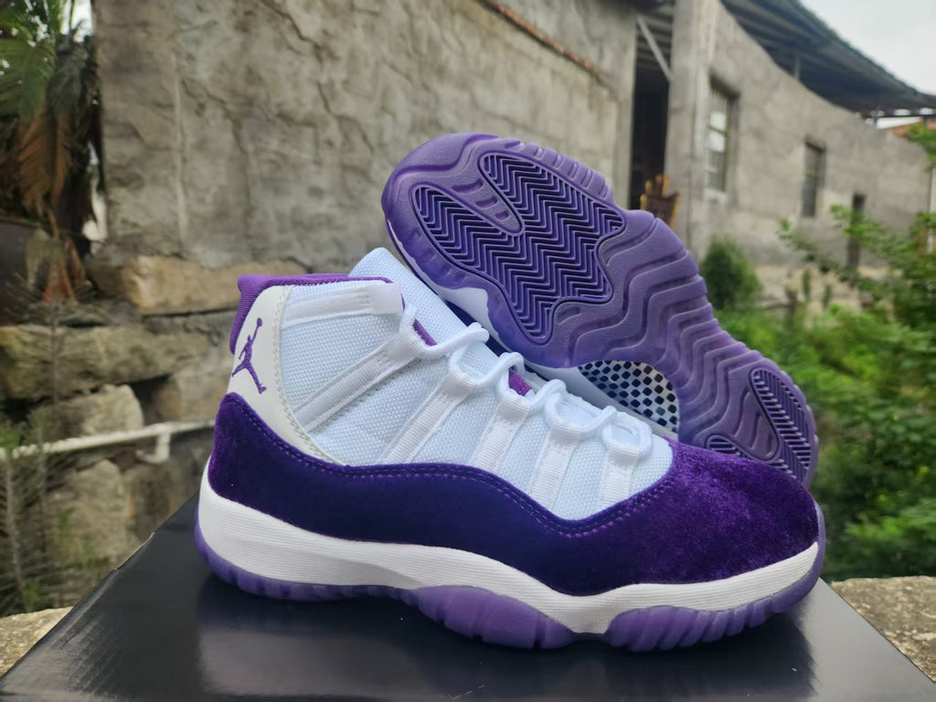 Air Jordan 11 Retro 'White & Royal Purple'