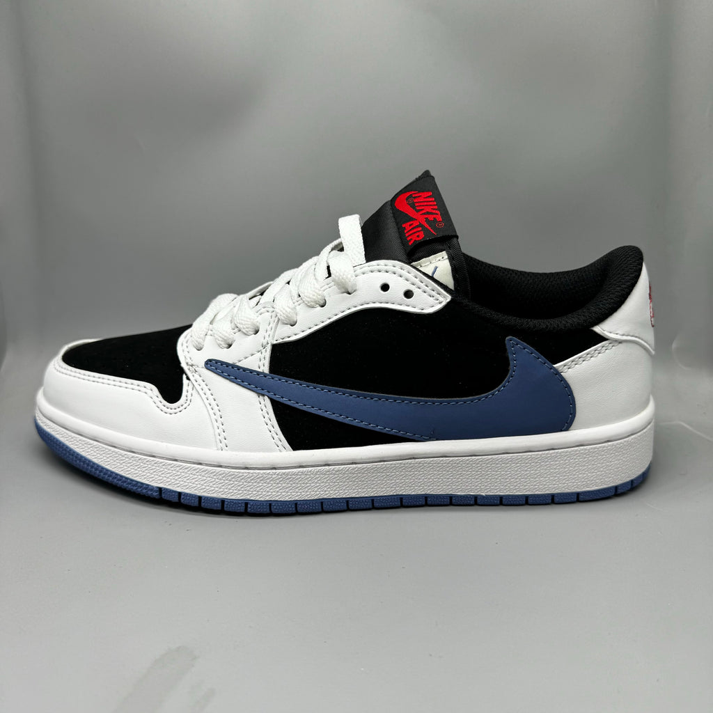 Custom Air Jordan 1 Low x Travis Scott Inspired “Black Navy”