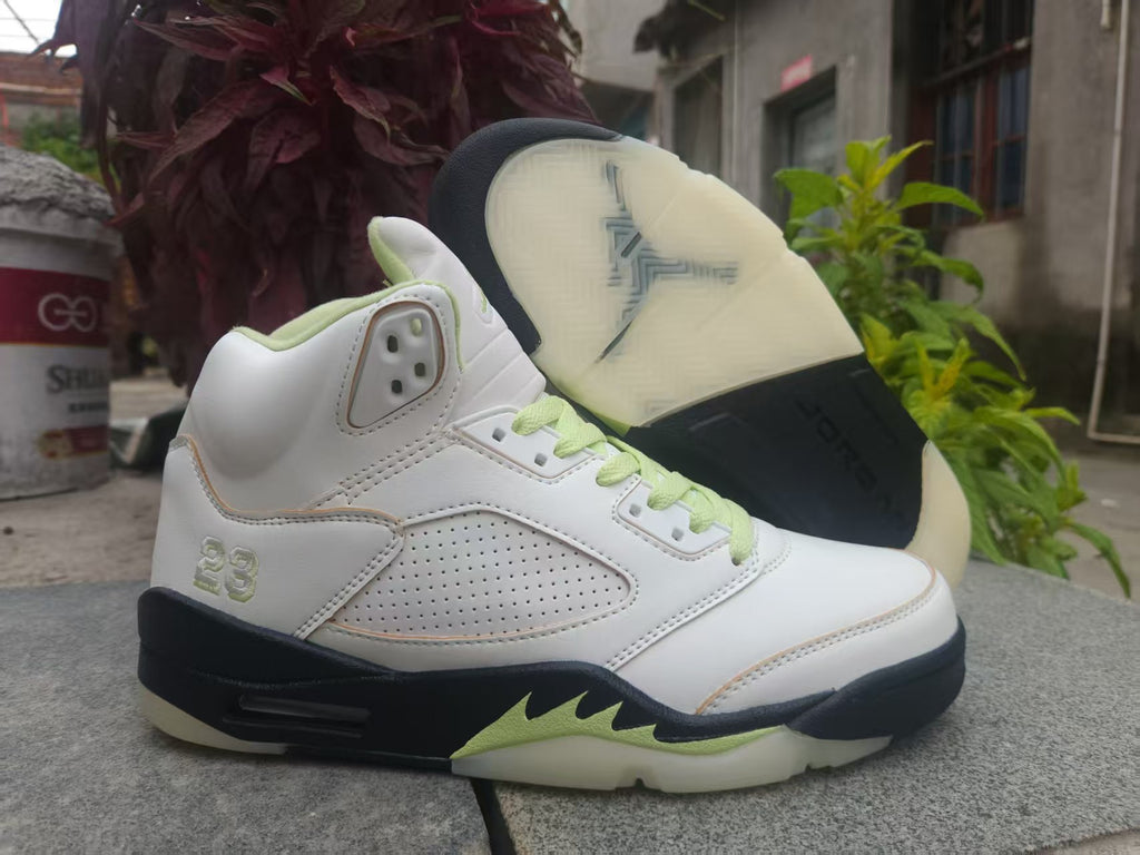 Women's Air Jordan 5 Retro Luminous Green